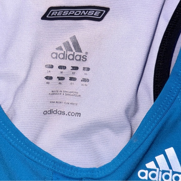 adidas Blue Sports Bra - Picture 2 of 2